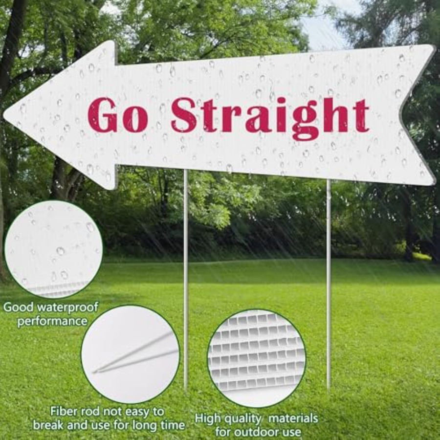 Blank-Arrow-Signs with Stakes  - Yard Sign Blank 리뷰 및 가격