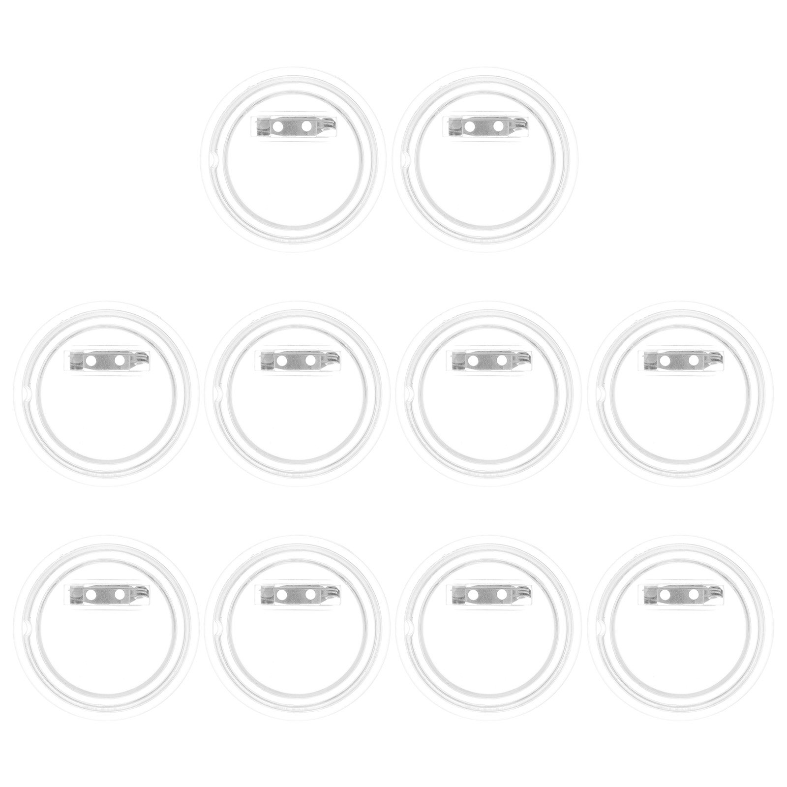 10Pcs Acrylic Badge Shells Pho - Button Badge Blank 리뷰 및 가격