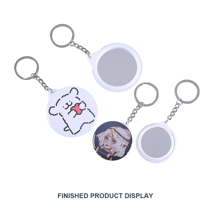 New 100PCS Key Ring Mirror Bla - Button Badge Blank 리뷰 및 가격
