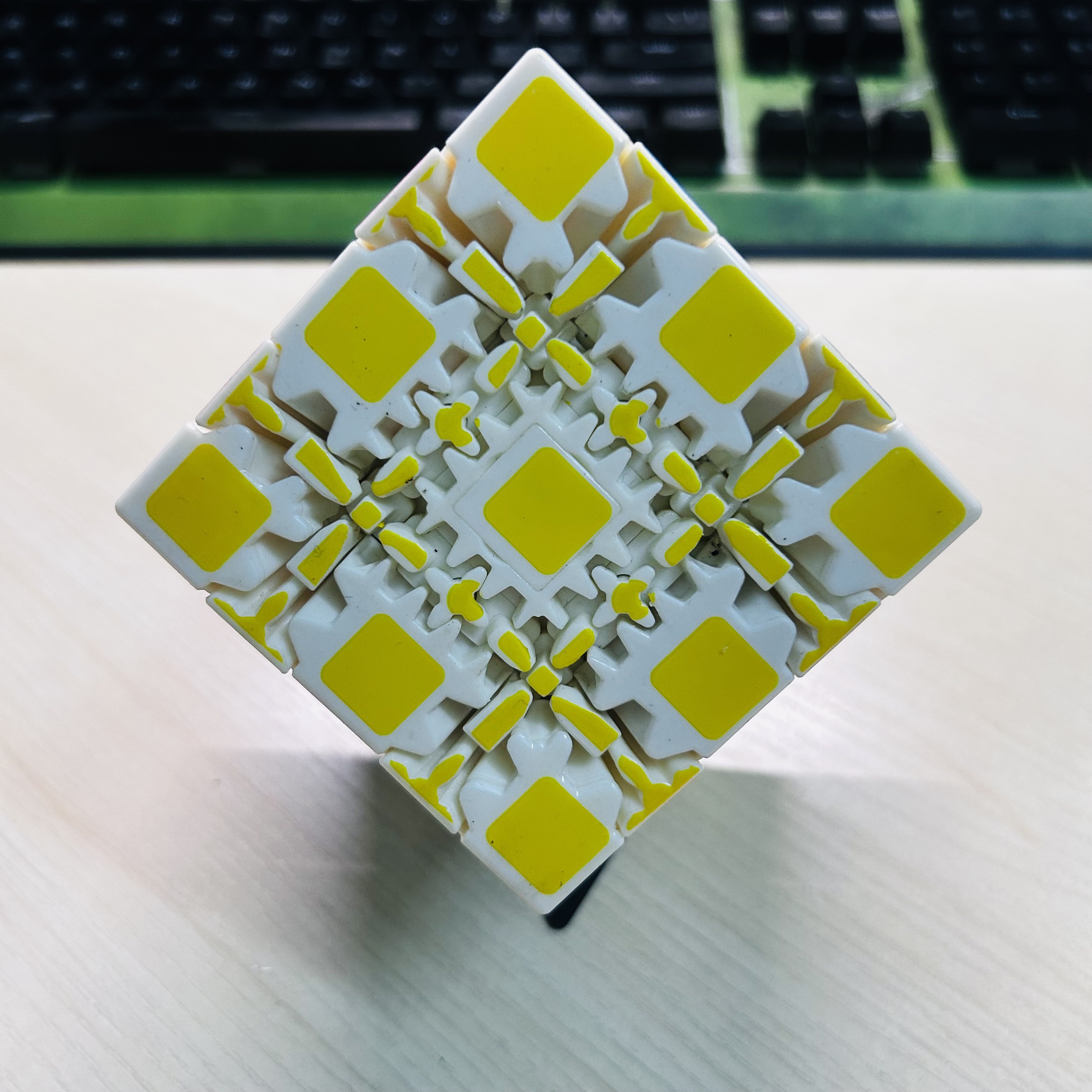 Collection Cube 5x5 Gear Cube  - Puzzle Blank White 리뷰 및 가격