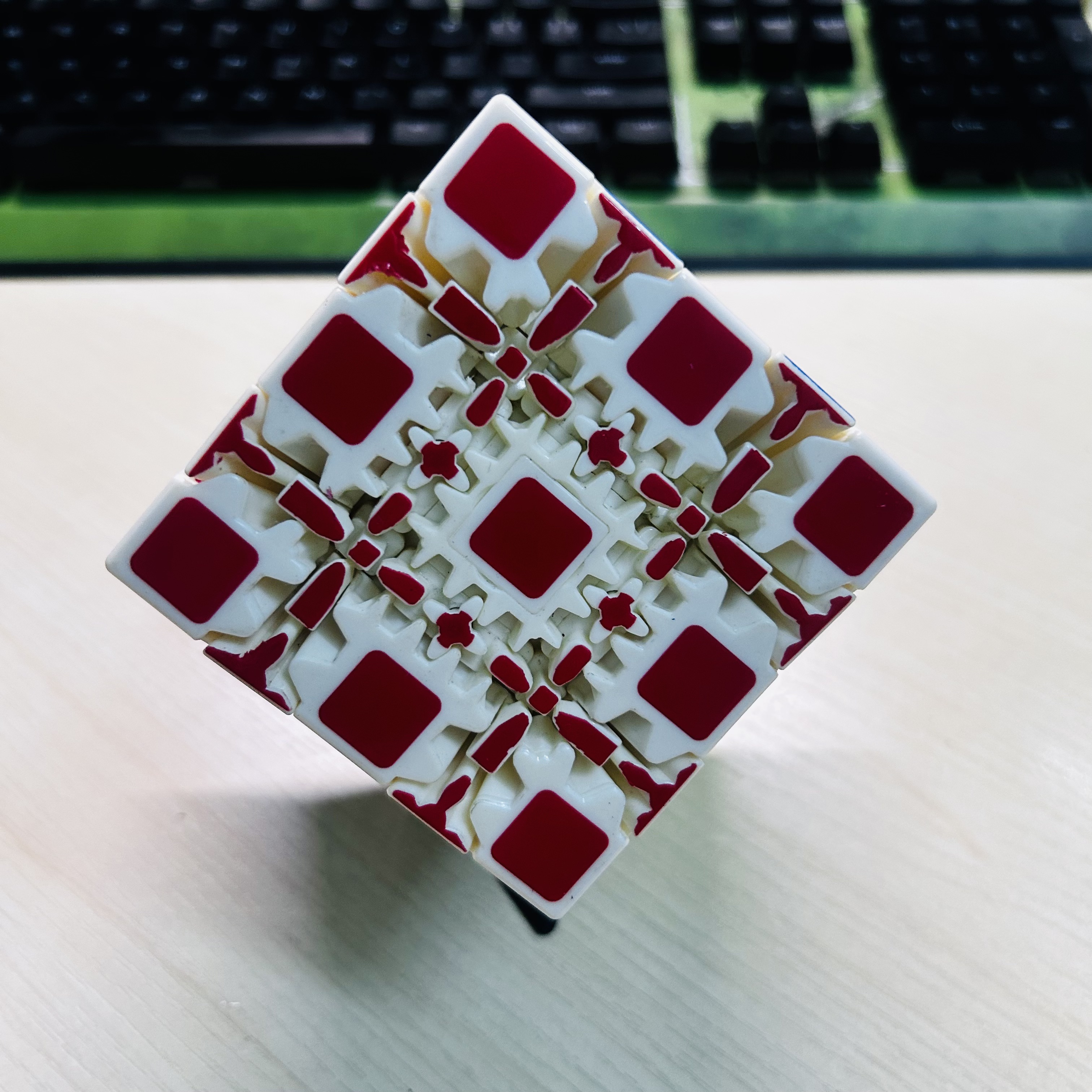 Collection Cube 5x5 Gear Cube  - Puzzle Blank White 리뷰 및 가격
