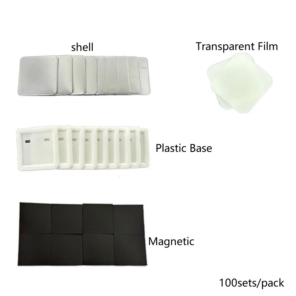 100pcs 50*50mm 2inch Square ma - Button Badge Blank 리뷰 및 가격