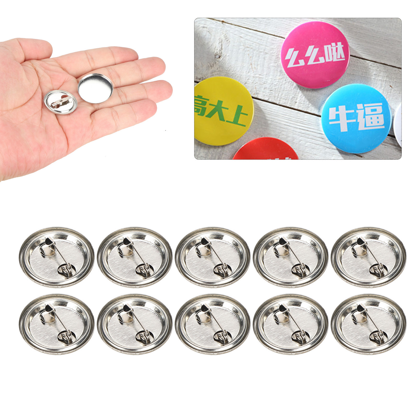 Blank Pin Button Round Safety  - Button Badge Blank 리뷰 및 가격