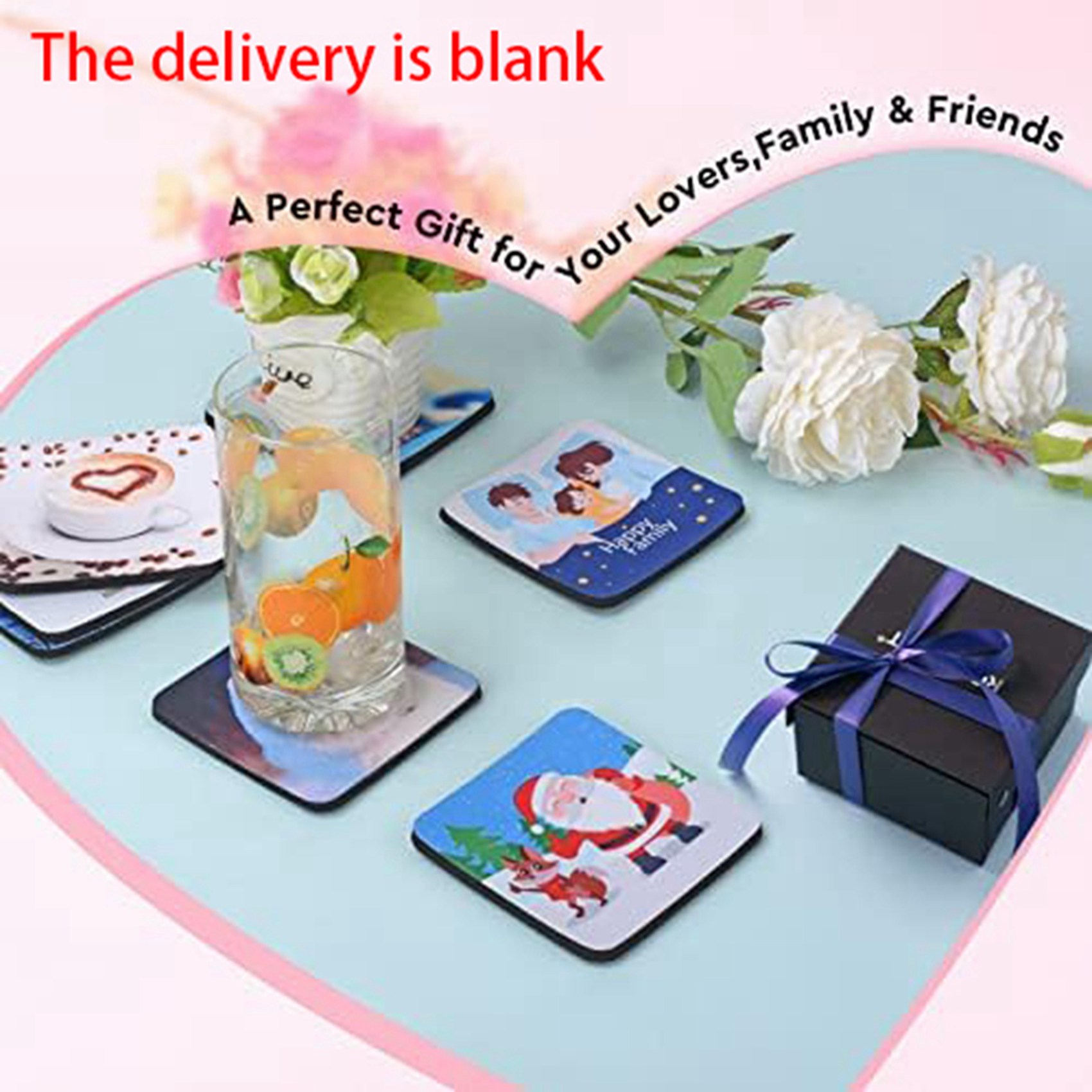 F-F 40PCS Square Sublimation B - Coaster Sublimation Blank 리뷰 및 가격