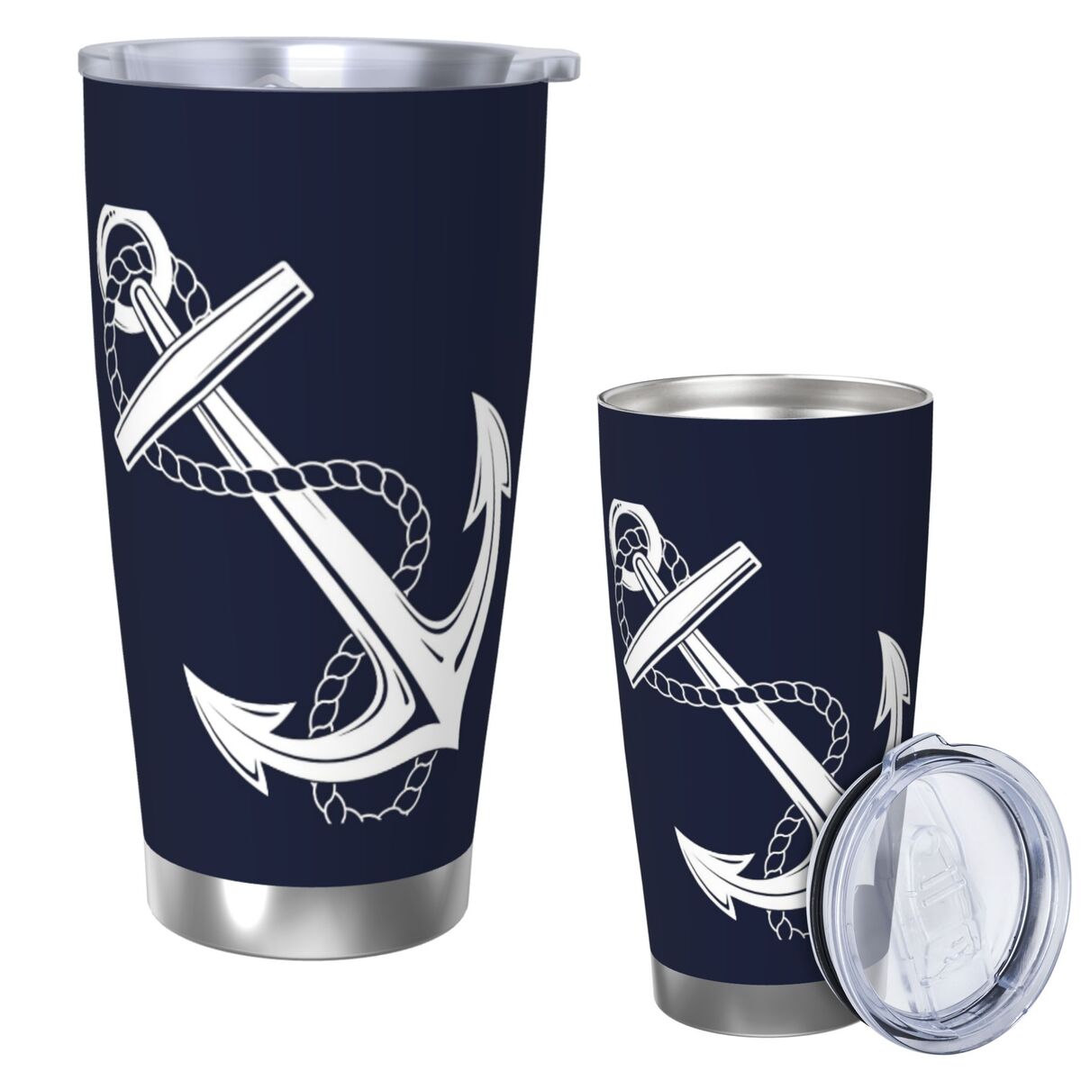 Anchor Nautical White & Navy S - Tumbler 20Oz White 리뷰 및 가격