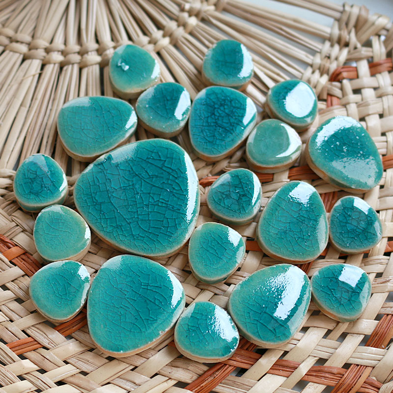 100g DIY Ceramic Mosaic Tiles  - Ceramic Tile Blank 리뷰 및 가격