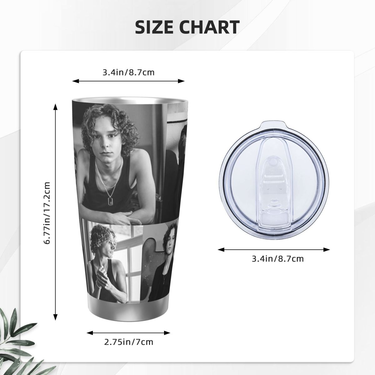 Black And White Mason Thames C - Tumbler 20Oz White 리뷰 및 가격