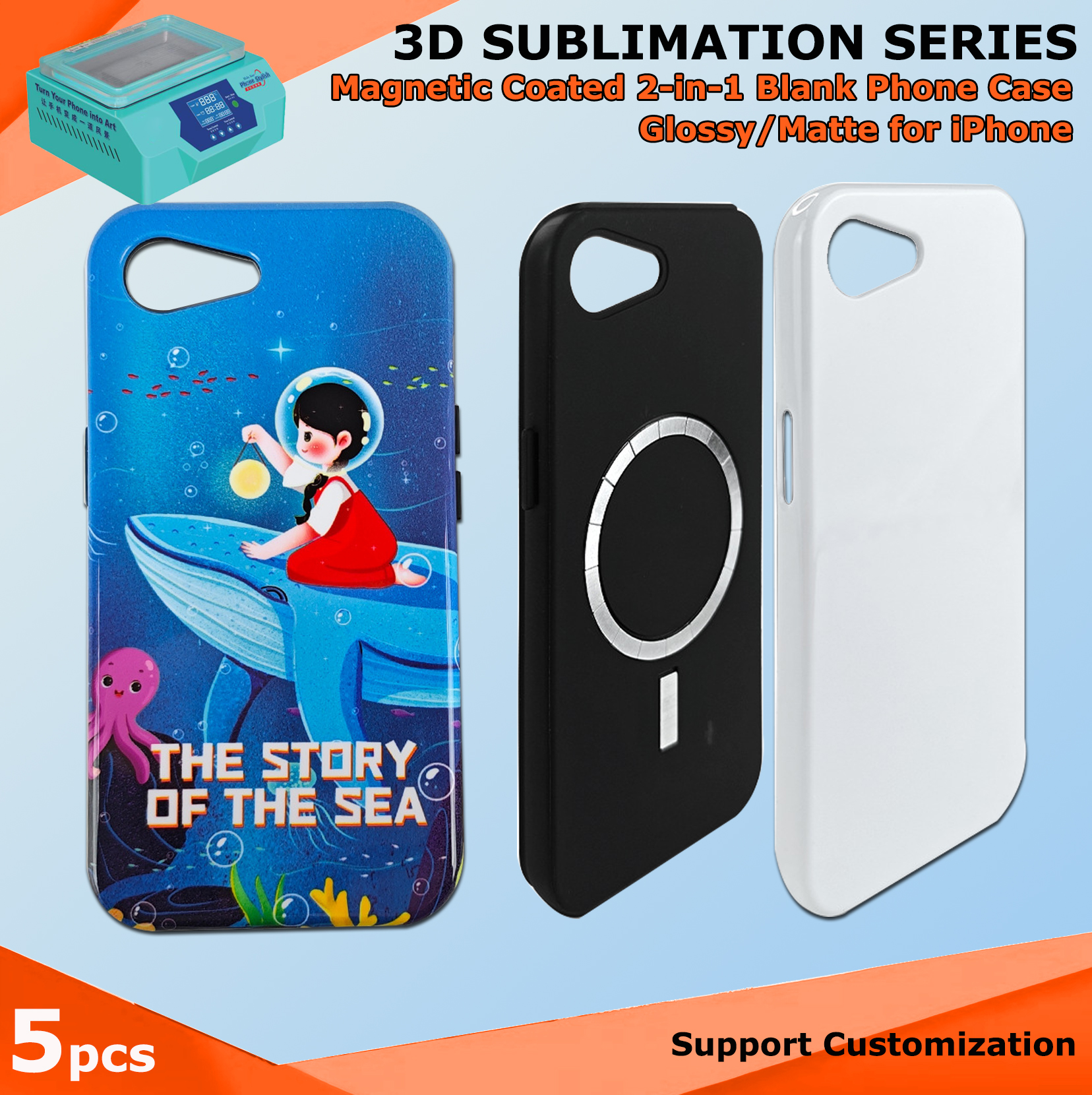 Fonlyu 5pc Coated Magnet 2 In  - Phone Case Blank Print 리뷰 및 가격